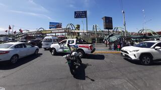 Congestión vehicular por el cambio de sentido de vía frente al terminal de Arequipa (VIDEO)