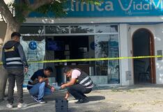 Delincuentes arrojan explosivo en clínica de Ica, en nuevo ataque contra médico