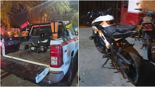 Ica: tras persecución, retienen a menor de 15 años que manejaba motocicleta robada