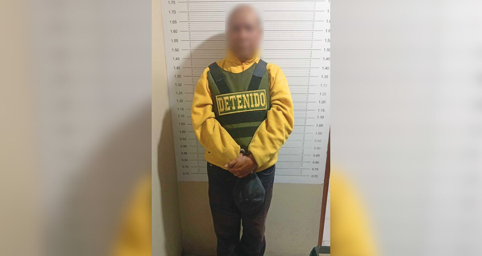 Dulio Abarca Biamon (65) registraba denuncias por el delito de terrorismo y fue detenido en Cerro Colorado. Foto: PNP.