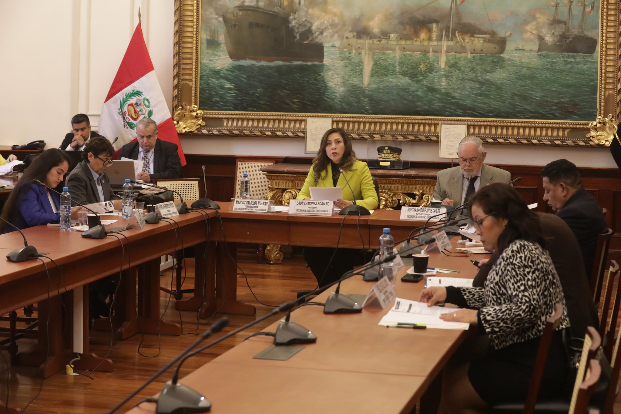 La Subcomisión de Acusaciones Constitucionales. (Foto: Congreso)