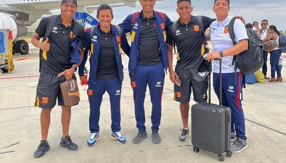 Ayer viajaron motivados a la ciudad Imperial y hoy juegan con Cusco FC.