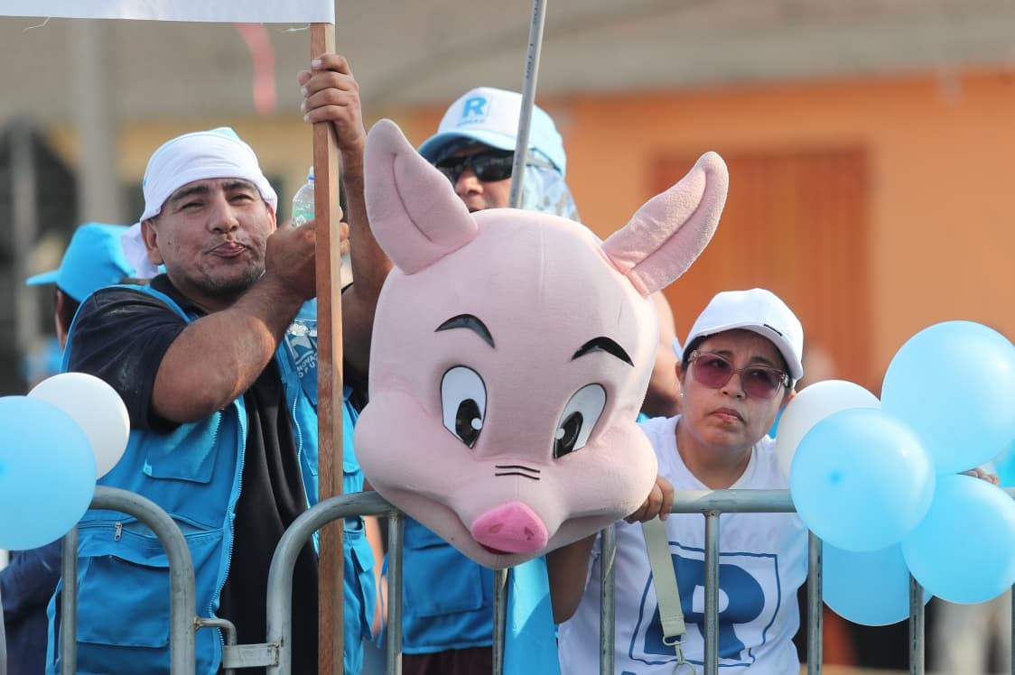 Rafael López Aliaga tuvo su cierre de campaña. (Foto: GEC)