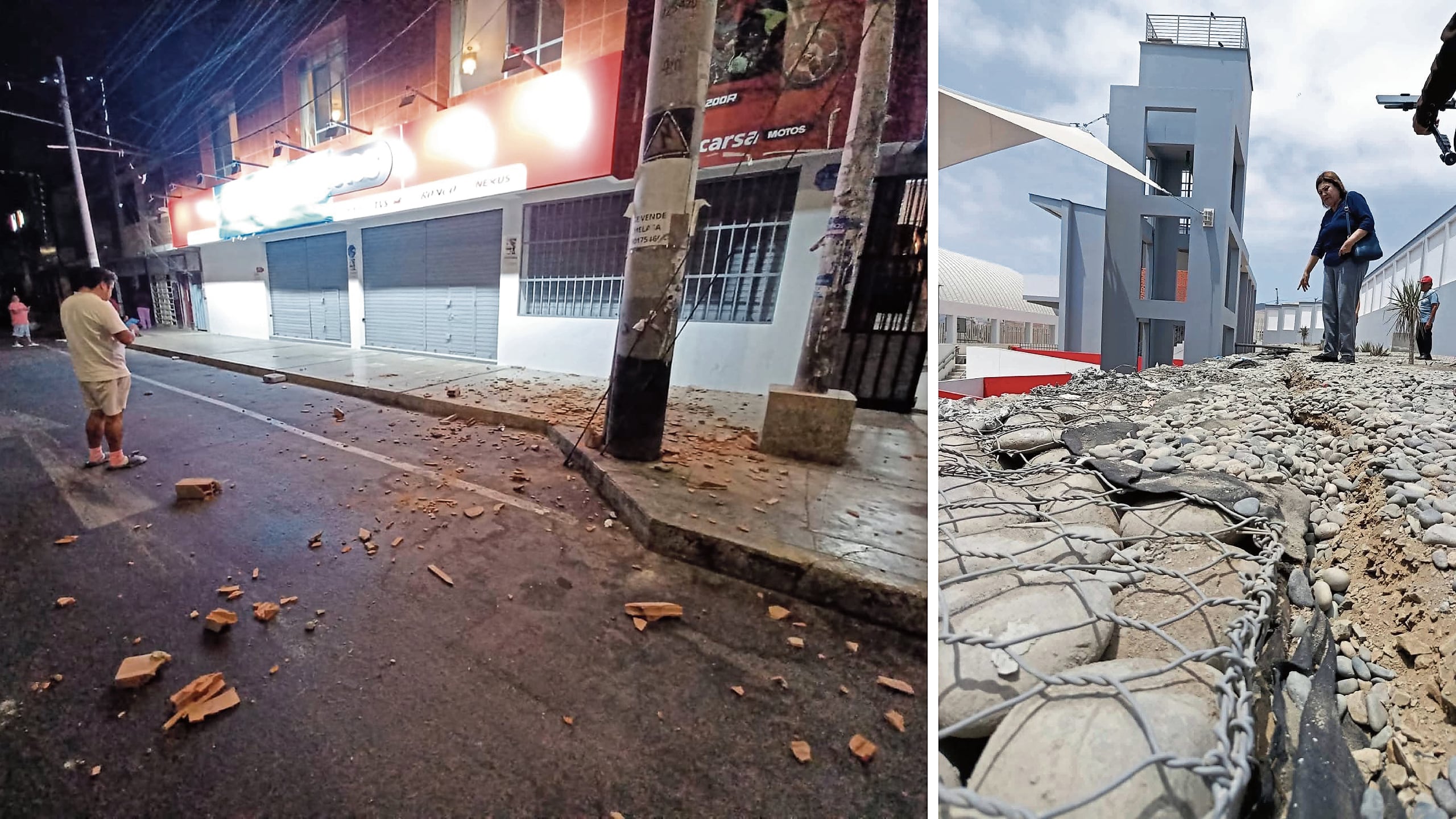 Movimiento telúrico fue de magnitud 6.0 y réplicas siguieron ayer, uno fue de 5.1 lo cual causó pánico.