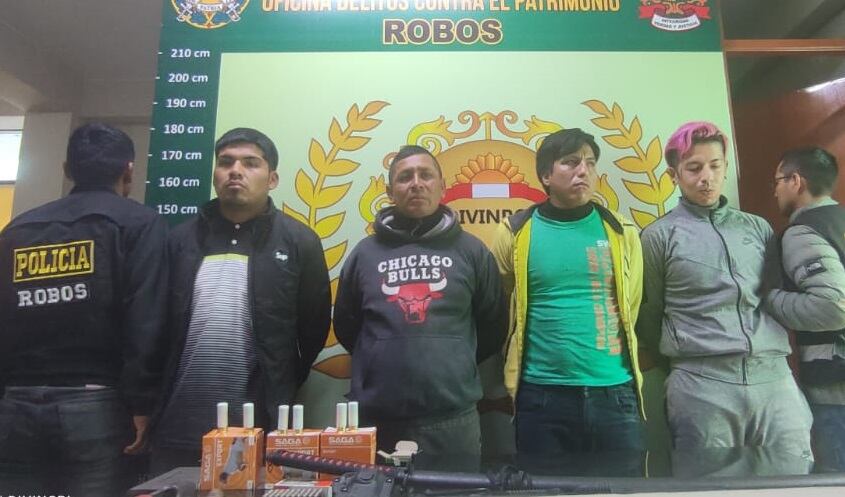 Grupo delictivo es denominado por la PNP como "Los injertos sureños"