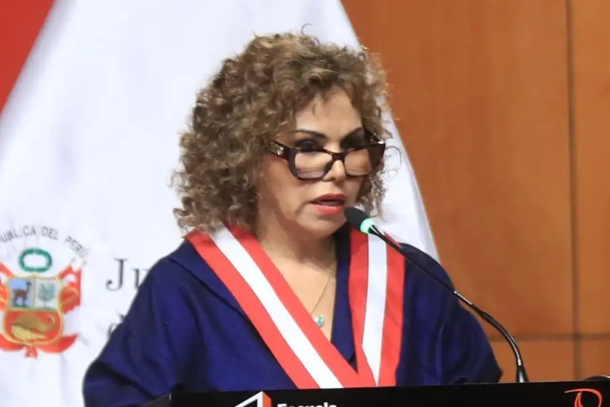 La presidenta de la Junta Nacional de Justicia negó cualquier contacto con un ciudadano mencionado como supuesto aspirante a la jefatura de la ONPE y confirmó que la investigación contra Piero Corvetto sigue en curso. (Foto: Andina)