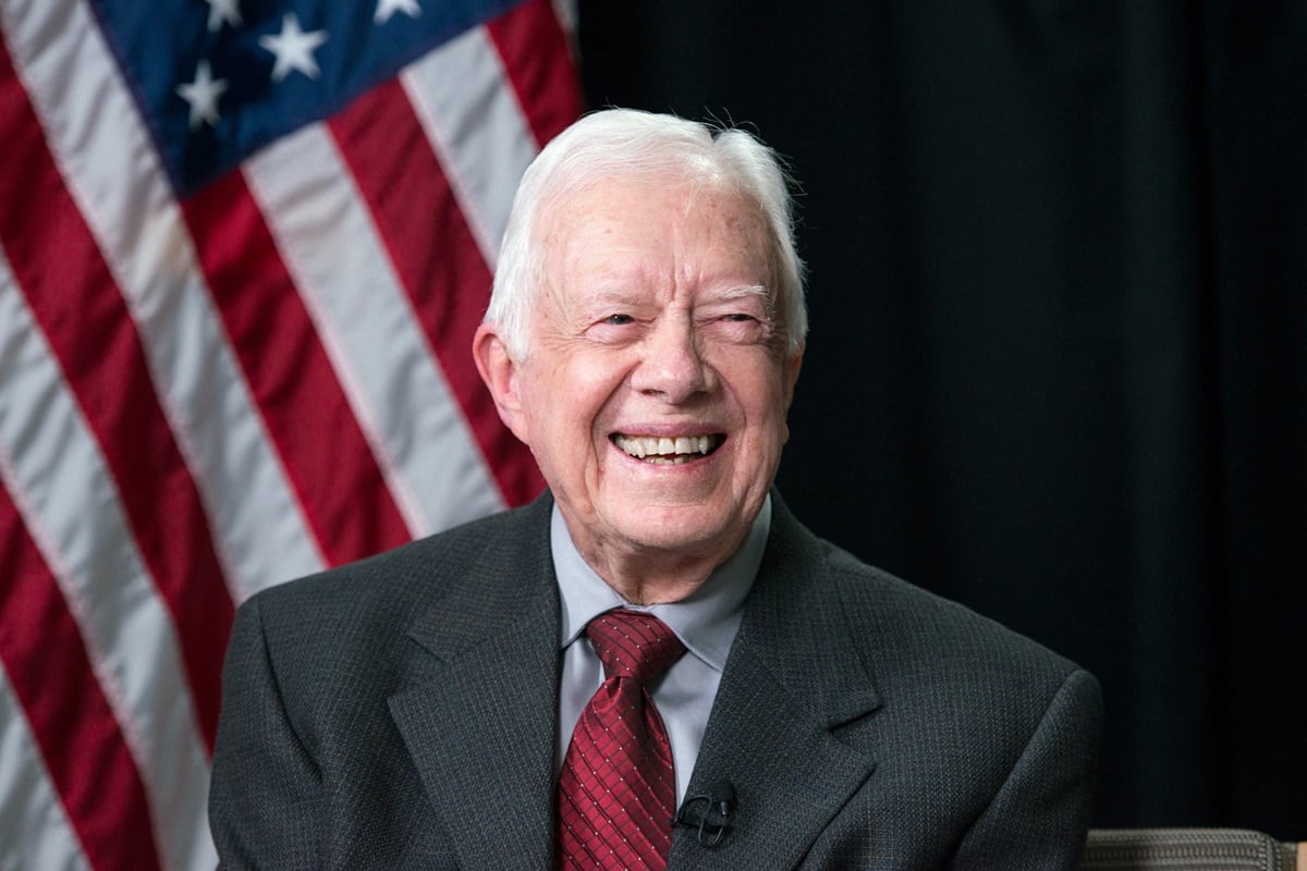 El expresidente estadounidense Jimmy Carter en Austin, Texas, en 2014. (Foto de LBJ Library / AFP)