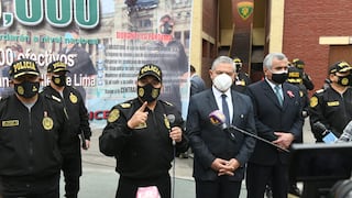 Más de 100 mil policías velarán por la seguridad en las Fiestas Patrias del Bicentenario