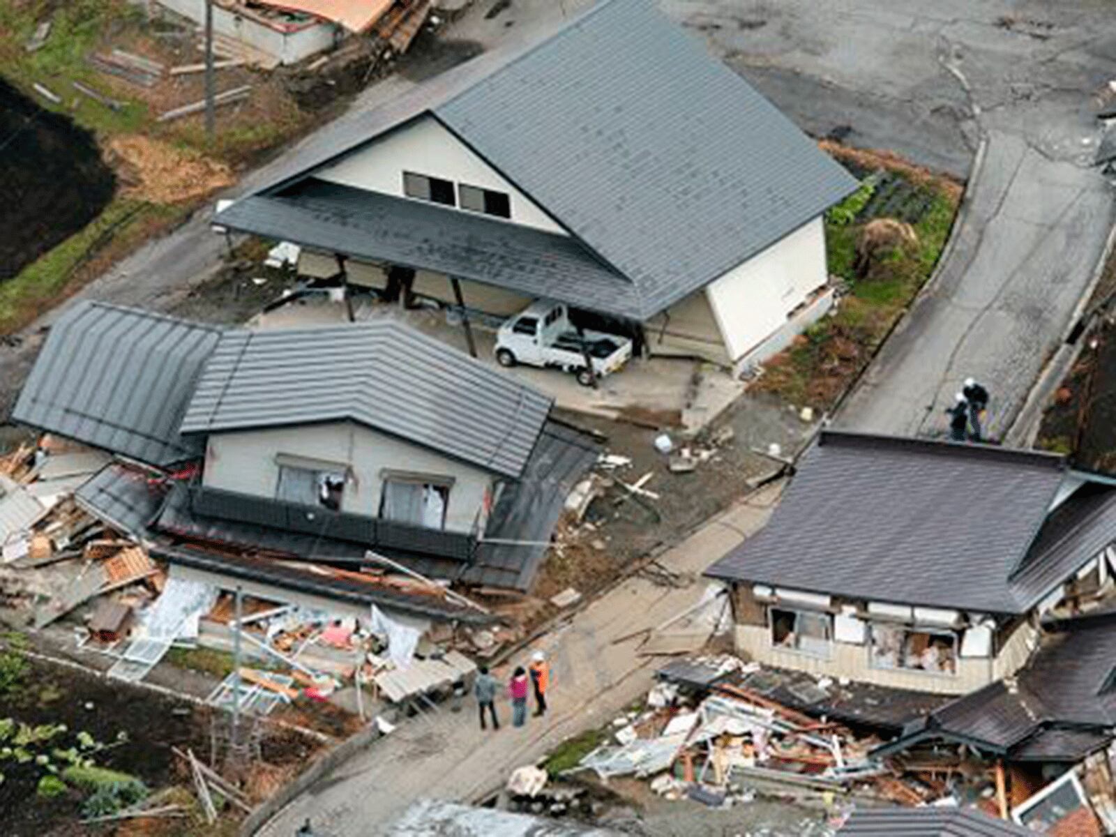 Terremoto en Japón de 7.6 grados en la prefectura de Ishikawa, a las 16.10 hora local. Hasta 36.000 viviendas están sin electricidad y hay más de 51.000 personas desplazadas.