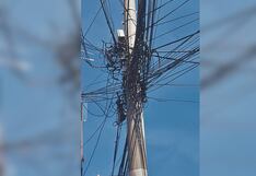 Cables eléctricos expuestos en Arequipa causarían incendios
