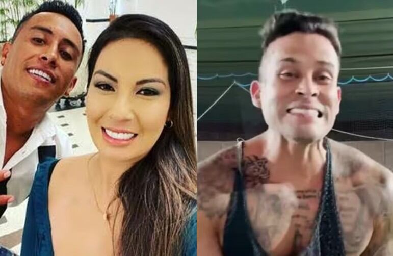 Pamela López y Christian Domínguez.