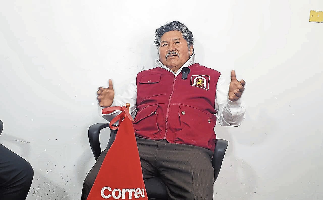 Rómulo Tinta, candidato a la alcaldía provincial de Caylloma (Foto: Omar Cruz/@photo.gec)