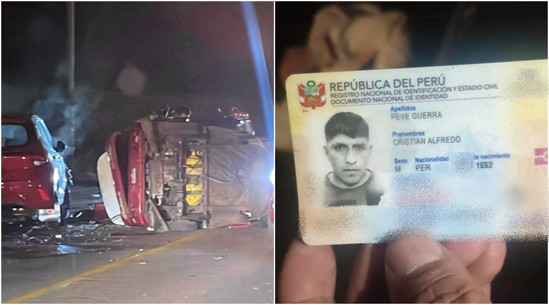 Chincha: joven mototaxista pierde la vida en aparatoso accidente en la ´curva del coche´