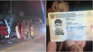 Chincha: joven mototaxista pierde la vida en aparatoso accidente en la ´curva del coche´