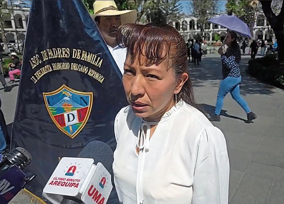 Presidenta de la Asociación de Padres de Familia (Apafa), Gisela Checa. (Foto: GEC)