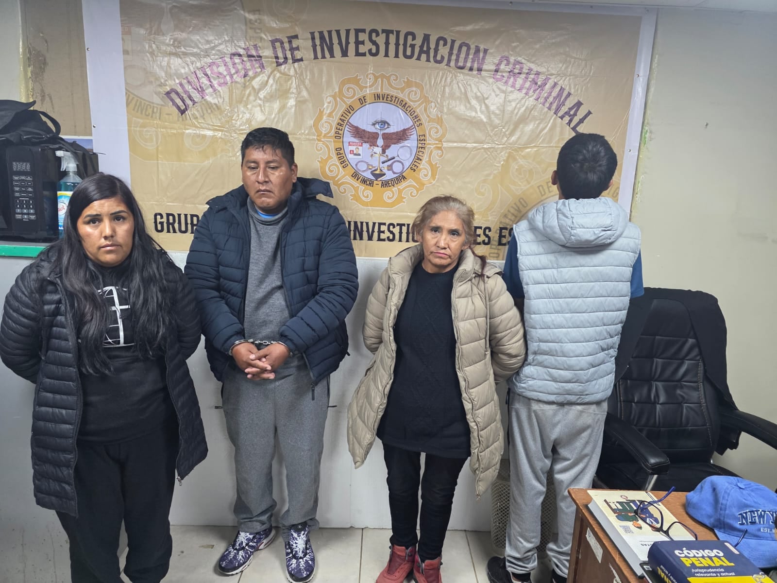 Detienen a la banda El clan familiar el balcón del Misti” en Alto Selva Alegre (Foto: PNP)