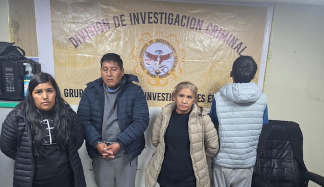 Detienen a la banda El clan familiar el balcón del Misti” en Alto Selva Alegre (Foto: PNP)