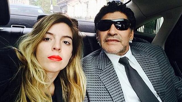 Hija de Diego Maradona sorprende con fotografía de su vestido de novia