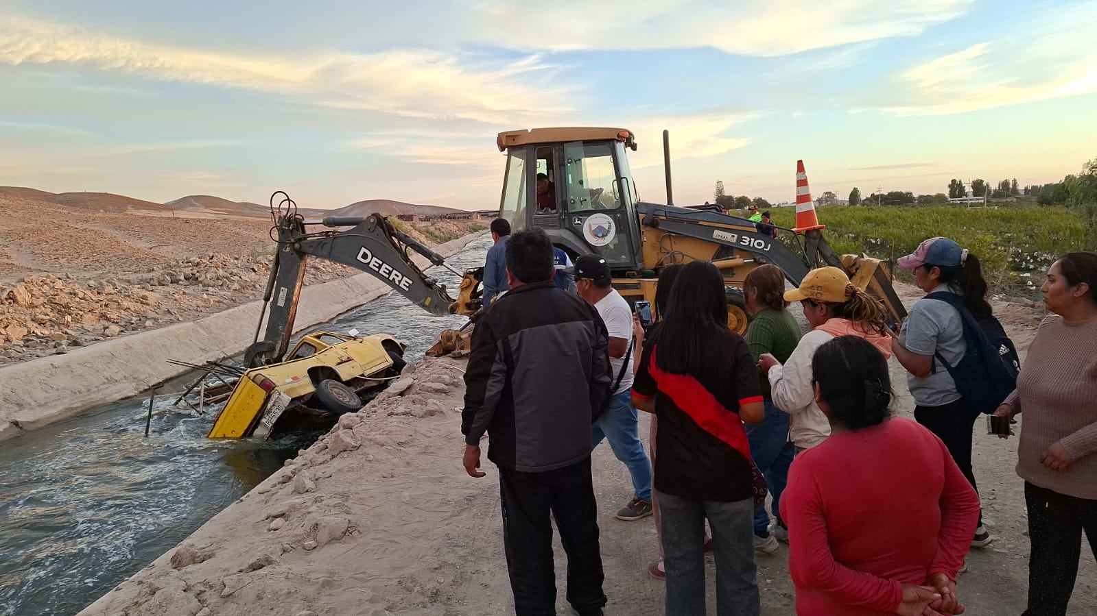 Accidente en el distrito de La Joya. Foto: PNP