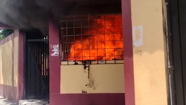 Ayacucho: incendian módulo penal de Huanta en rechazo a la liberación de implicados en asesinato de escolar
