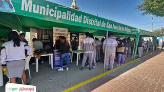 Ica: más de 100 escolares de Los Molinos participaron en feria vocacional “Decide tu Futuro”