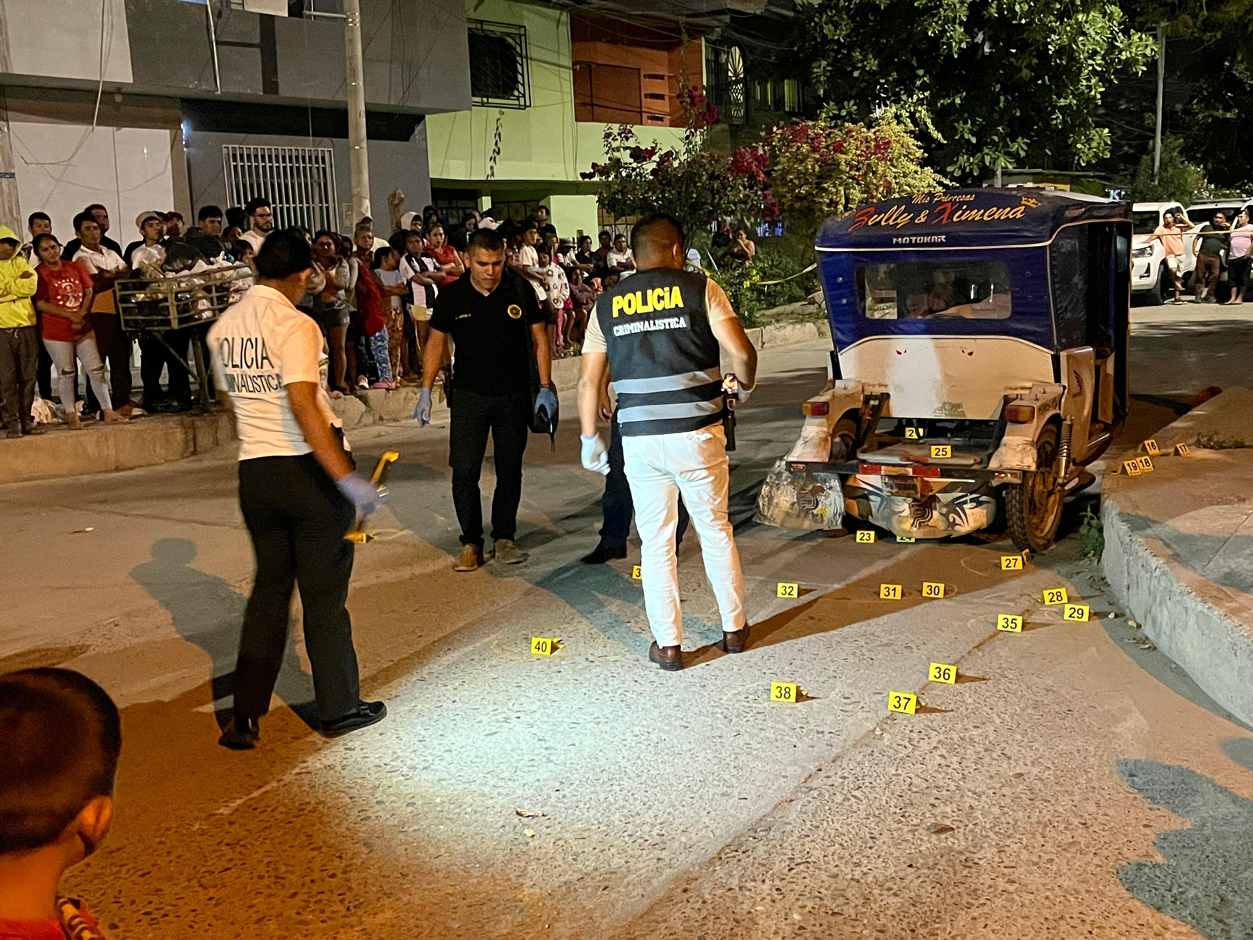 La Policía analiza los videos en los que dos sicarios asesinaron con ferocidad a dos hombres en el asentamiento Sánchez Cerro