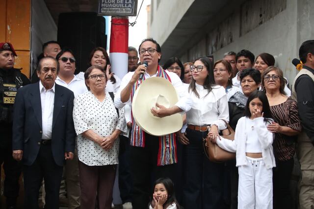Roberto Sánchez: así fue el desayuno electoral junto a su familia en Huaral (Fotos: Jesús Saucedo/GEC)