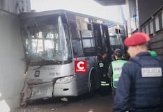 La Victoria: Bus del Metropolitano impactó contra base del puente México