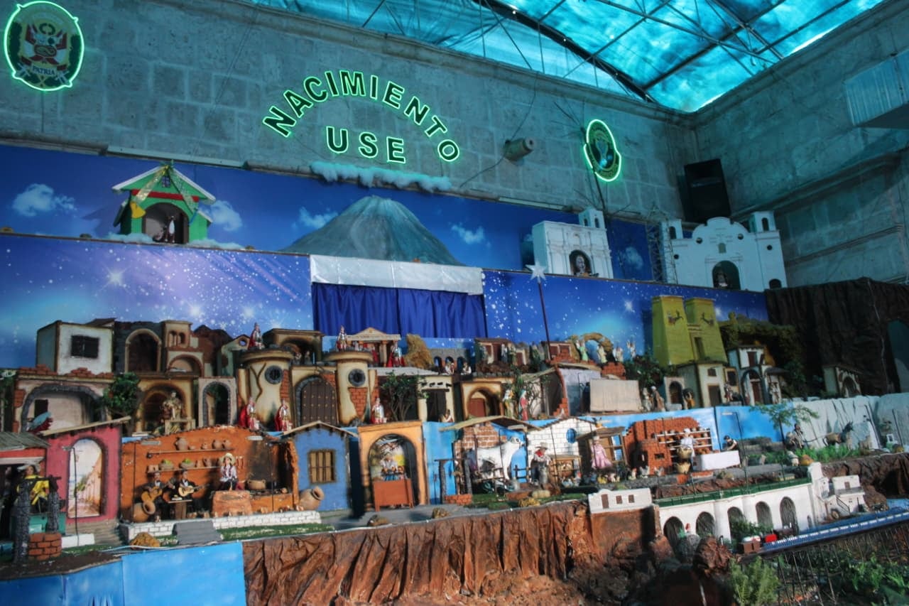 Nacimiento mecatrónico de la Policía Nacional. Foto: Álvaro Figueroa/GEC.