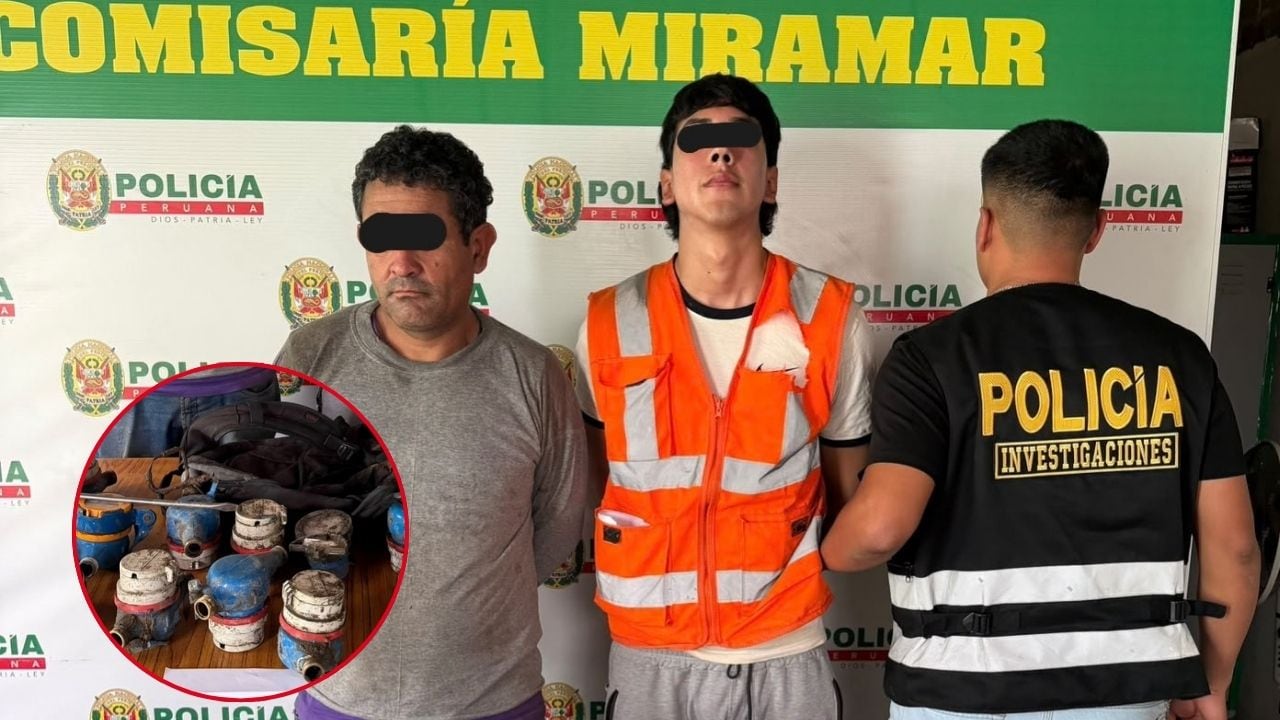 Inescrupulosos cayeron con 22 dispositivos de medición que retiraron de viviendas en el sector Alto Moche.