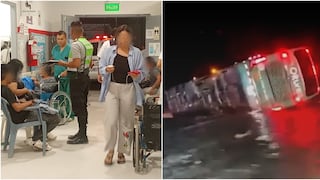 Palpa: huaico arrastra bus interprovincial con más de 30 pasajeros en la Panamericana Sur