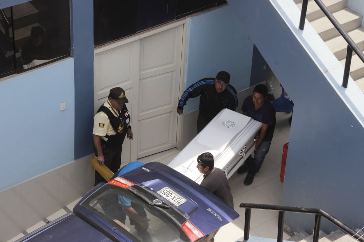 Cuerpo de la víctima fue llevado a la morgue de Chiclayo.