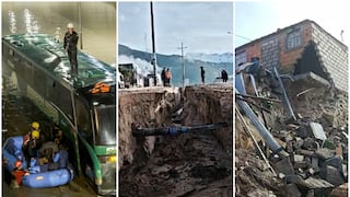 Pasajeros rescatados en balsas, inundaciones y colapsos de estructuras en Arequipa (VIDEO)