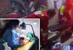 Joven madre da a luz en el patio de su casa en Satipo y es auxiliada por bomberos