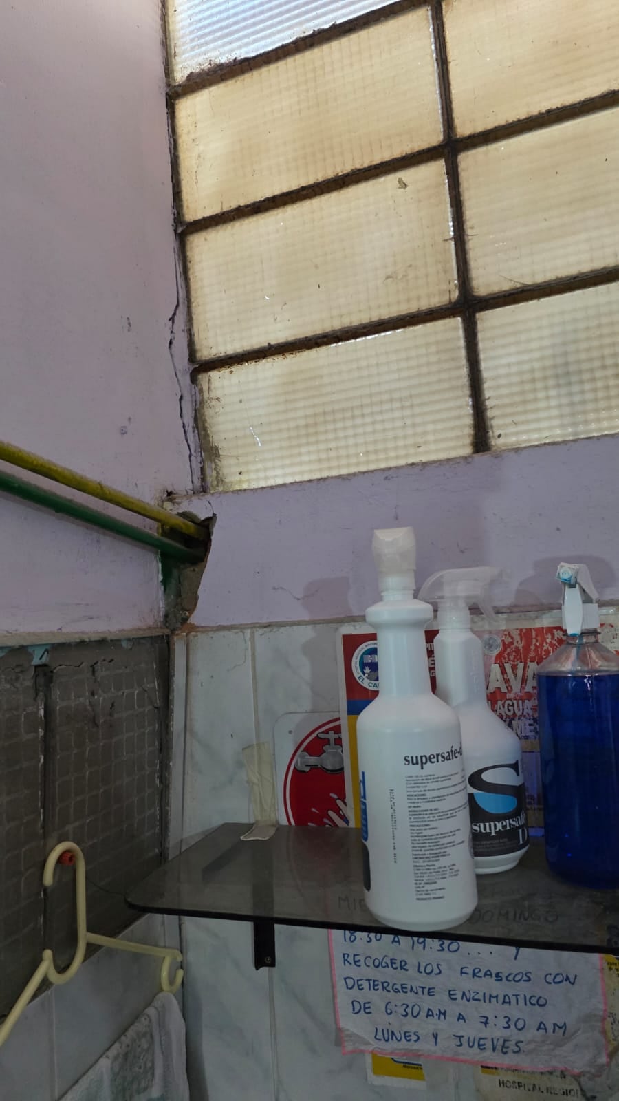 Infraestructura del Jr. Puno con deficiencias
