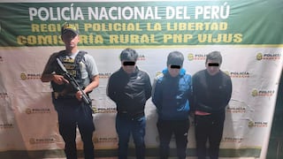 La Libertad: Tres hombres son detenidos con 700 cartuchos de dinamita