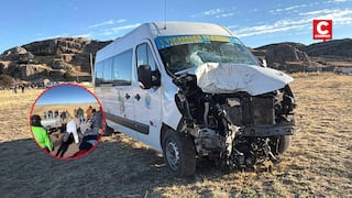 Puno: Tres fallecidos deja el choque frontal entre minivan y motocarga