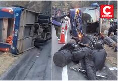 Un muerto y varios heridos en despiste de bus que trasladaba a músicos de “La gran banda de Lima”