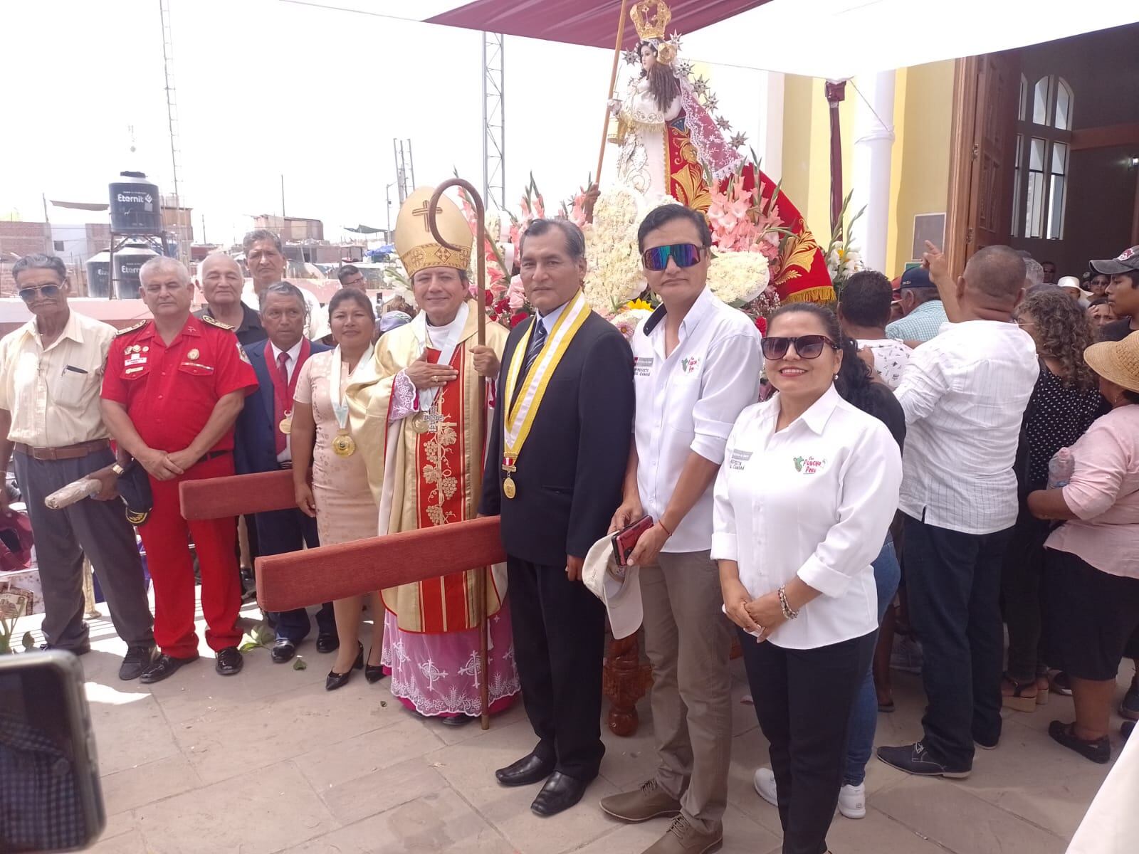 Devotos de la virgen en Quilca. (Foto: Difusión)