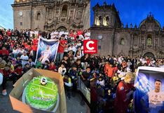 El ¡Siuuu! masivo en Cusco por el cumpleaños número 40 de Cristiano Ronaldo (VIDEO)