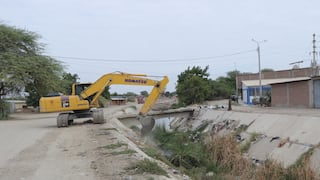 Piura: Limpian 1.5 kilómetros del dren Sullana para prevenir inundaciones
