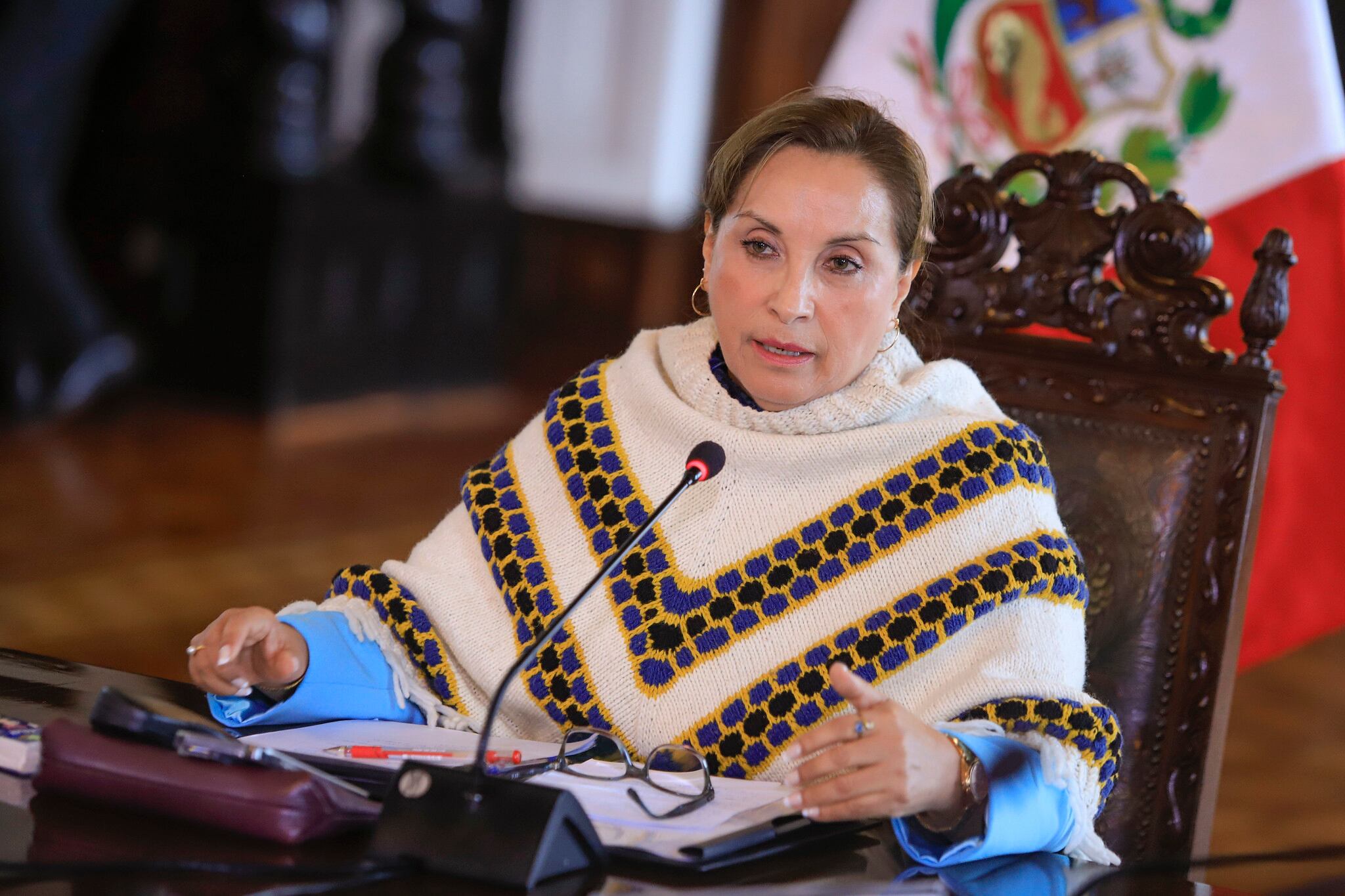 El Gobierno de la presidenta Dina Boluarte salió en defensa de Fuerza Popular ante el pedido de la fiscal de la Nación, Delia Espinoza, para declarar la ilegalidad de Fuerza Popular. (Foto: Presidencia)