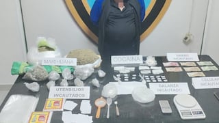 Arequipa: detienen a varón de 63 años con más de 4 kilos de droga en Mollebaya