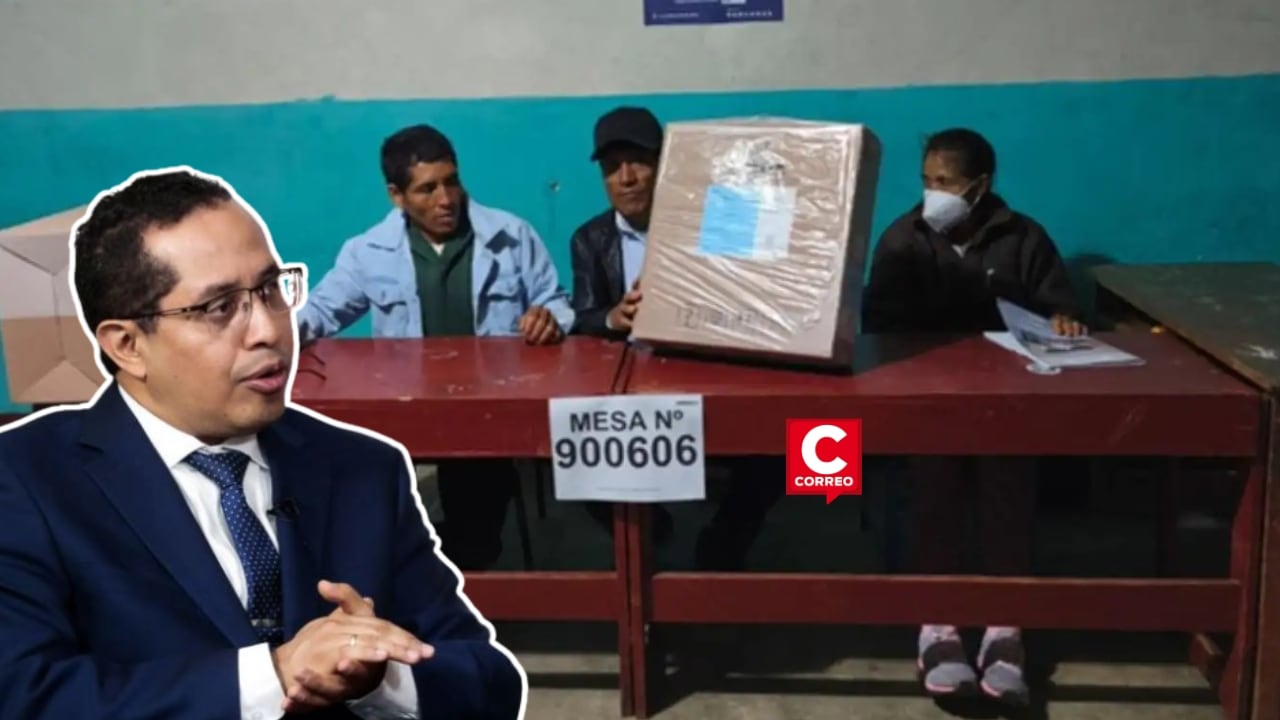 Roberto Burneo asegura que partidos cuentan con información sobre mesas de la serie 900 para su fiscalización. Composición: Diario Correo.