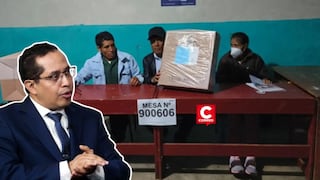 Roberto Burneo asegura que partidos cuentan con información sobre mesas de la serie 900 para su fiscalización