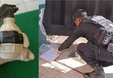 Dejan granada de guerra y mensajes amenazantes contra alcalde en Chincheros (FOTOS)