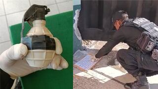 Dejan granada de guerra y mensajes amenazantes contra alcalde en Chincheros (FOTOS)