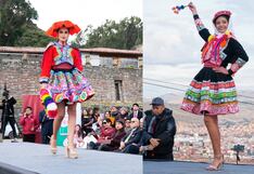 Cusco: Candidatas al Miss Perú lucen arte textil peruano en el Mirador San Cristóbal (FOTOS)