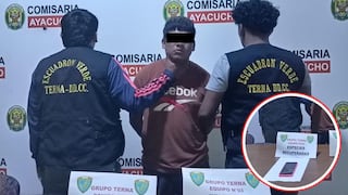 Lo atrapan por robar un teléfono celular y termina llorando en comisaría de Trujillo (VIDEO)