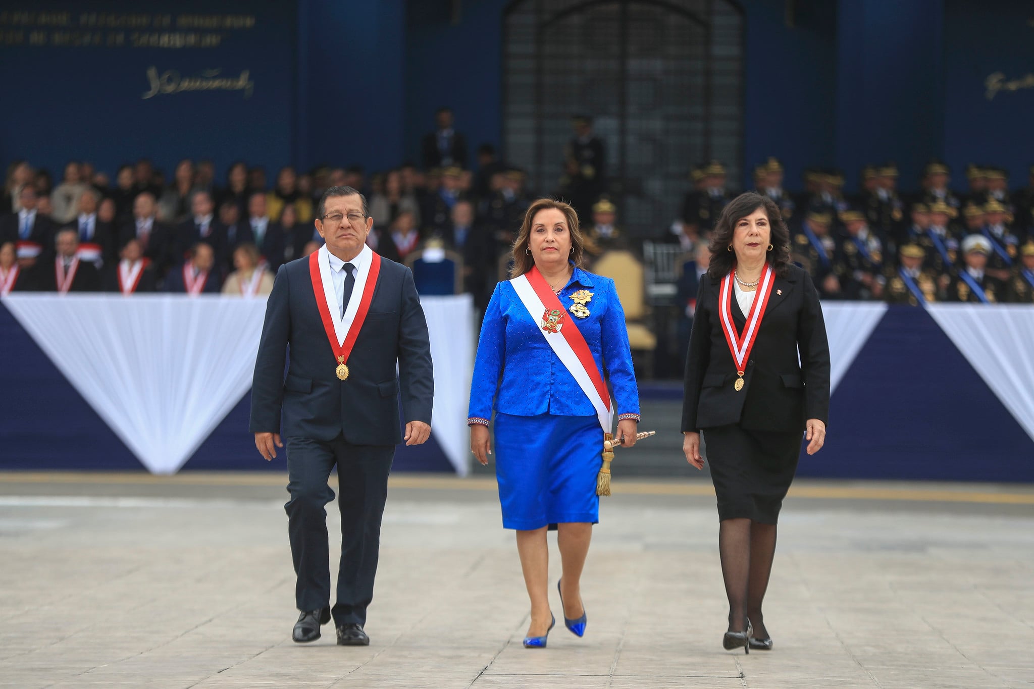 La presidenta Dina Boluarte dará su último mensaje a la Nación por Fiestas Patrias este lunes 28 de julio. (Foto: Presidencia)